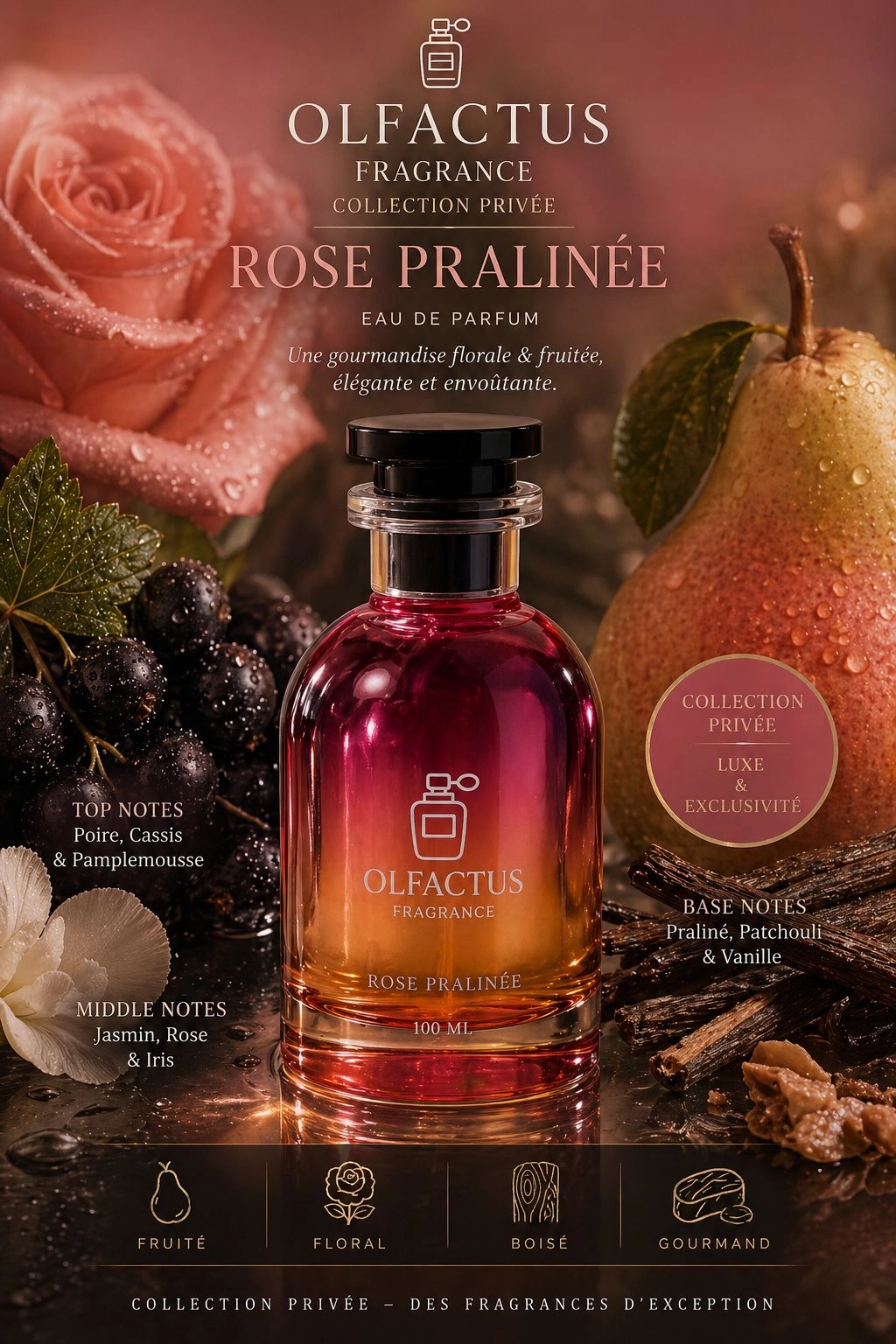 ROSE PRALINEE